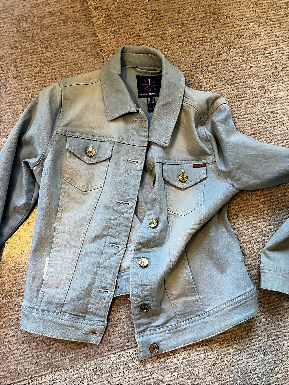 Isaac Mizrahi Live! Women's Jean Jacket in Blue Size 0 Like New